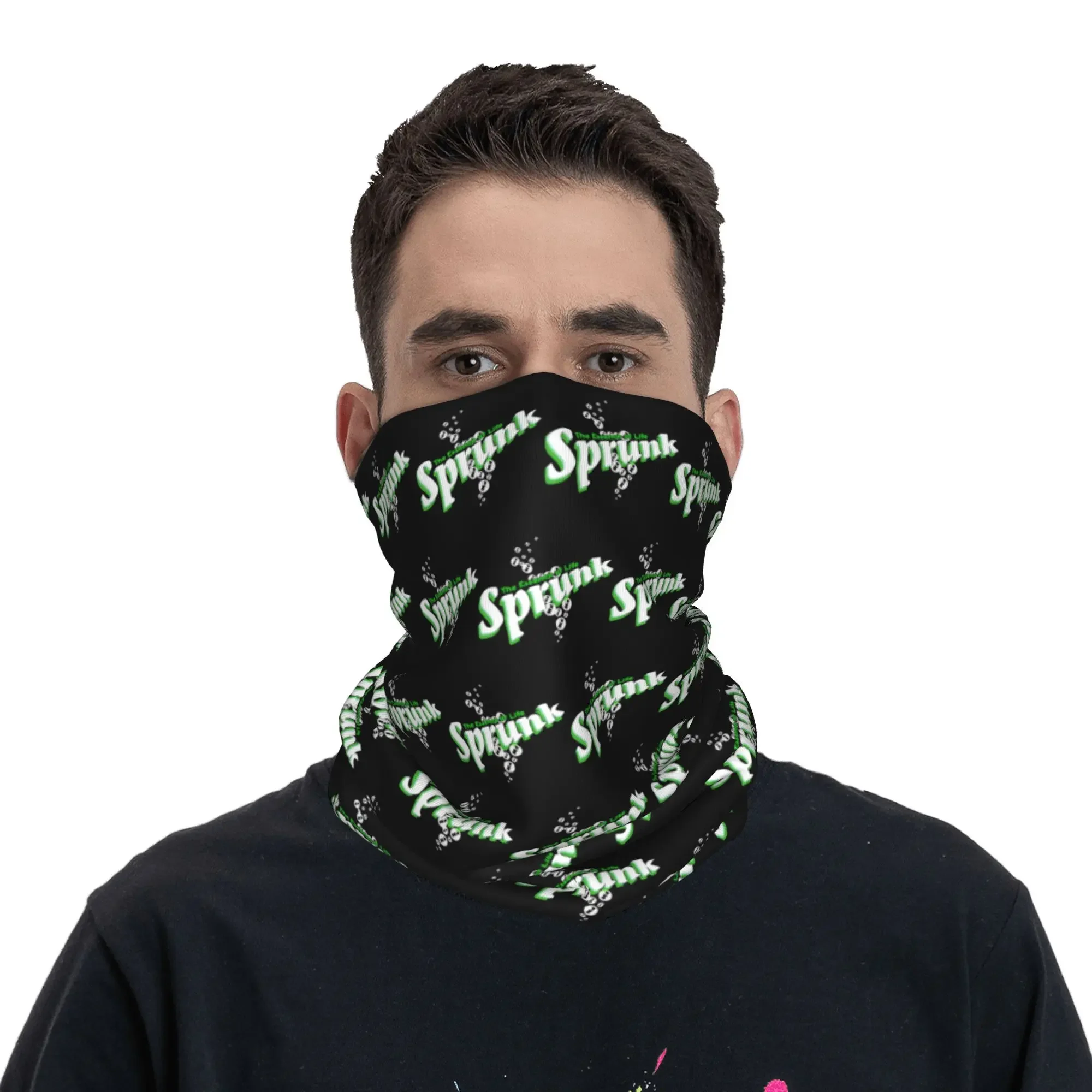 

Sprunk (1) Bandana Neck Cover Printed Wrap Scarf Multi-use Balaclava Running For Men Women Adult Washable