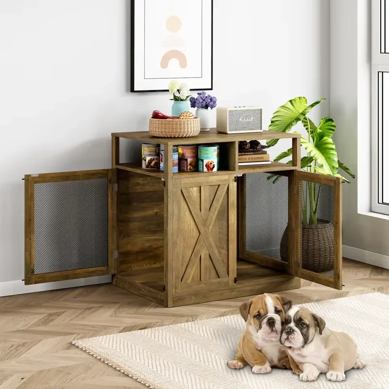 Factory Direct Modern Indoor Pet House Heavy Duty Dog Kennel for Dog Crate Furniture