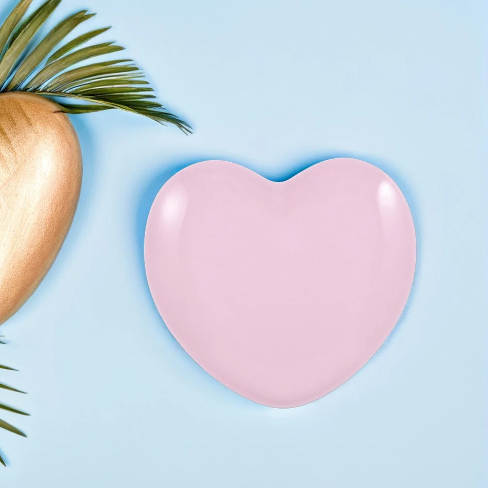 

2 шт., лоток для ювелирных изделий в форме сердца из нержавеющей стали, органайзер для колец, серег, инструментов для ногтей, декоративное блюдо для хранения, маленькие подносы