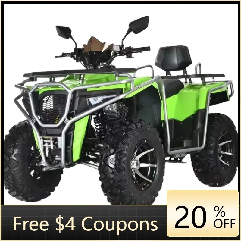 YzhgbHot Sale 200cc 300cc 400cc 4x4 Atvs Quad Motocross ATV UTV Farm Motor 4 Wheel Quad Bike Adult