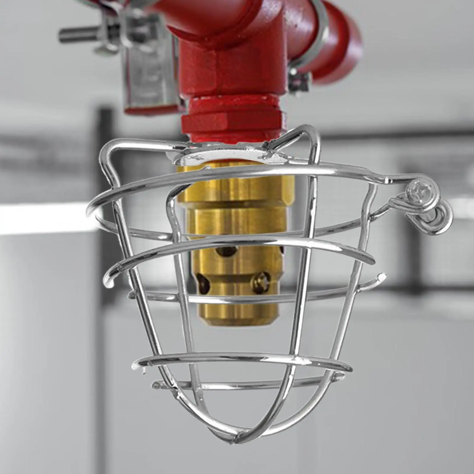 Universal Deep Cage Fire Sprinkler Head Guard Cage Protector Fire Extinguishing System Sprinkler Bracket Protective Shielda