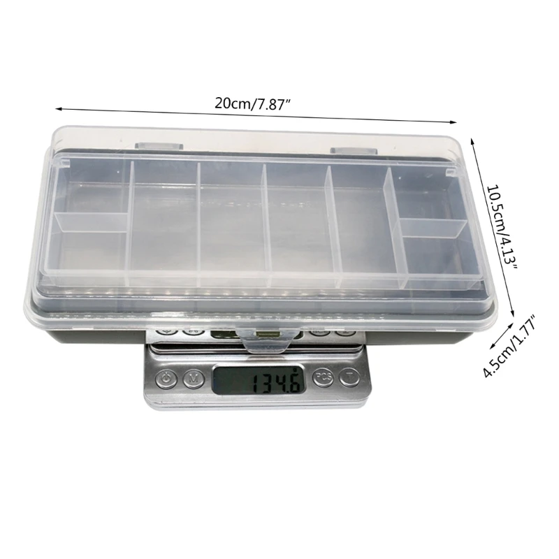 Angeln Tackle Box Angeln Köder Locken Haken Köder Lagerung Fall Sortierung Dropship