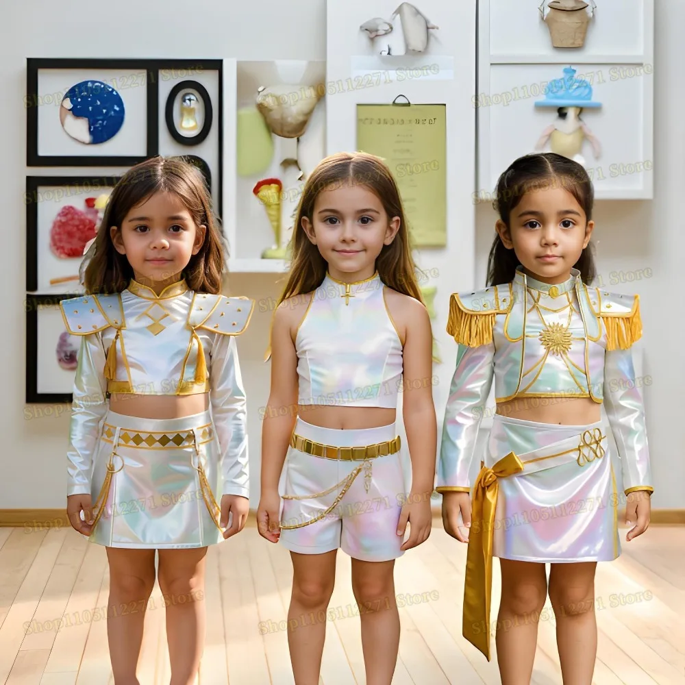 

Kids Girls Rumi Mira Zoey Kpop Demon Hunters Cosplay Costume Children's Roleplay Outfit Halloween Carnival Costume