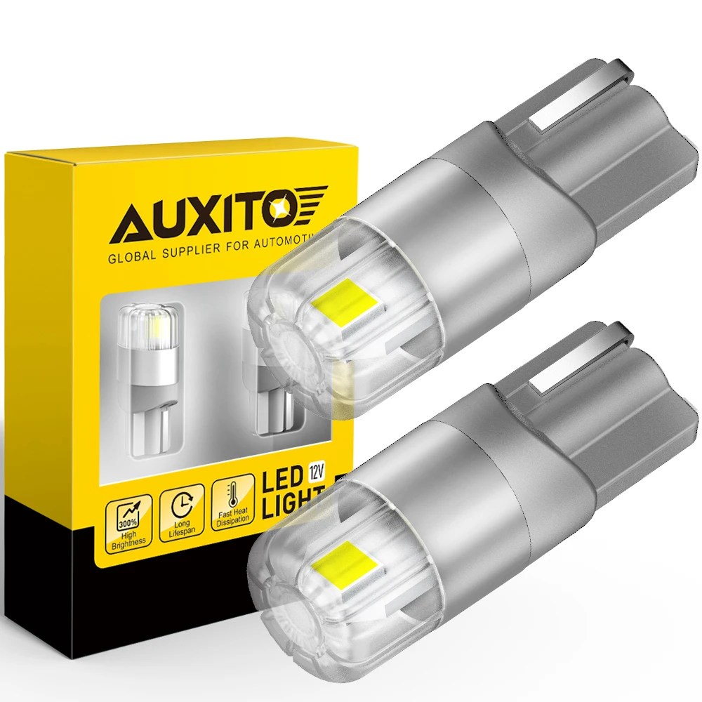 AUXITO 2x Canbus T10 W5W Led Bulb 3030SMD Auto License Plate Interior Light Lamp For Toyota Corolla 150 Kia Sportage Hyundai I30