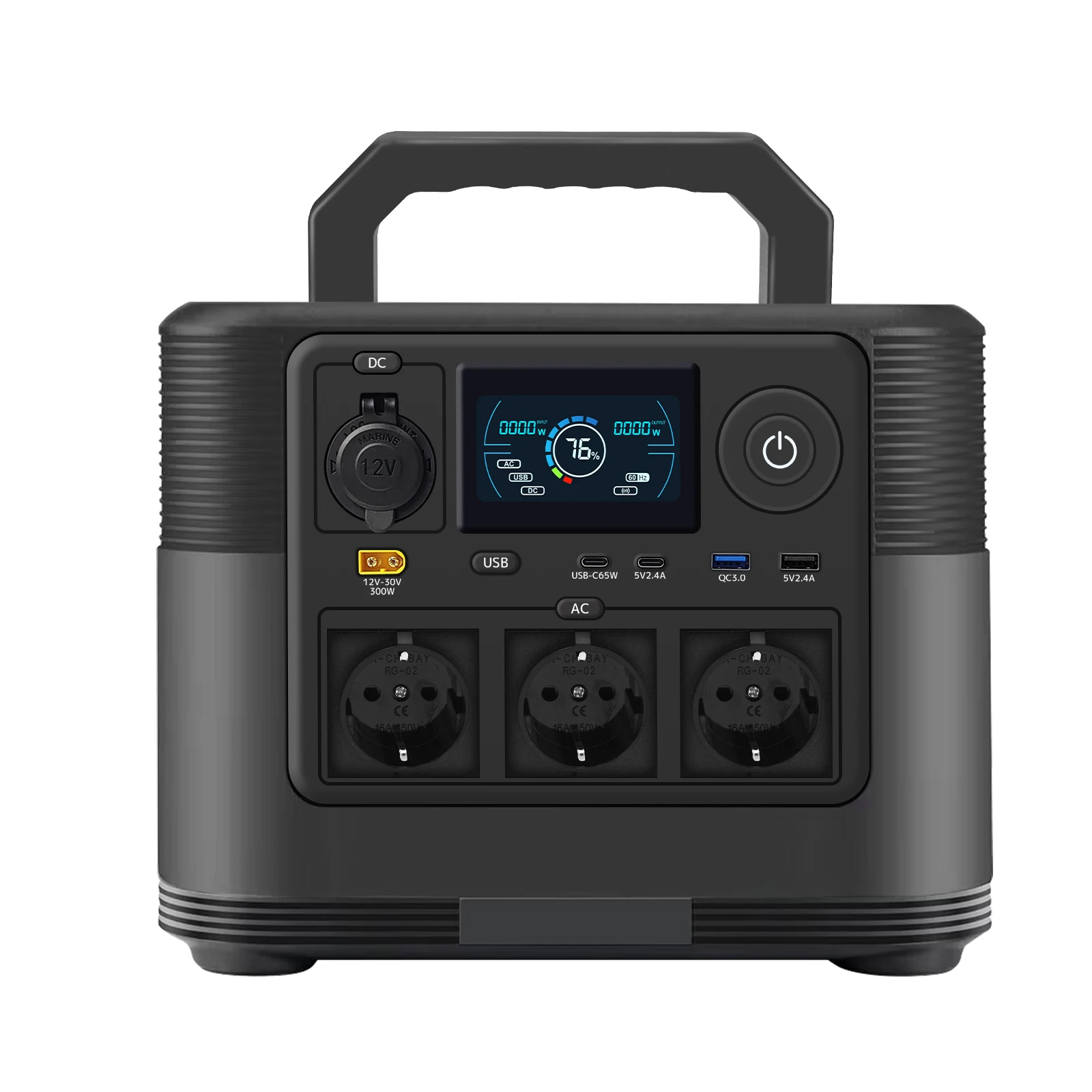 

EU Stock Power Station Battery 1200W 1KWH Solar Portable Power Station 220V for RV