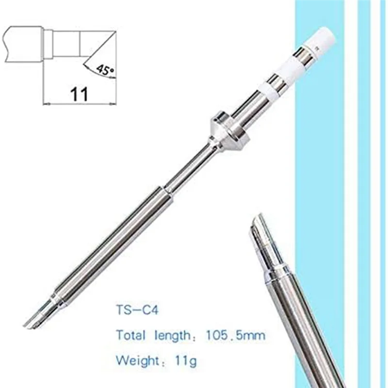 

TS100 Soldering Iron Tip Upgraded Replacement For Digital LCD Ceramics Heating Core (TS-C4), Pack Of 1