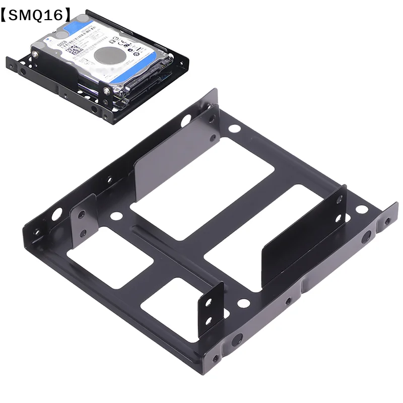 Desktop 2.5 To 3.5 Hard Drive Dual Desktop SSD Mounting Bracket Internal Adapter【SMQ】