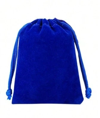 Velvet Pouch with Drawstring for Jewelry Packaging