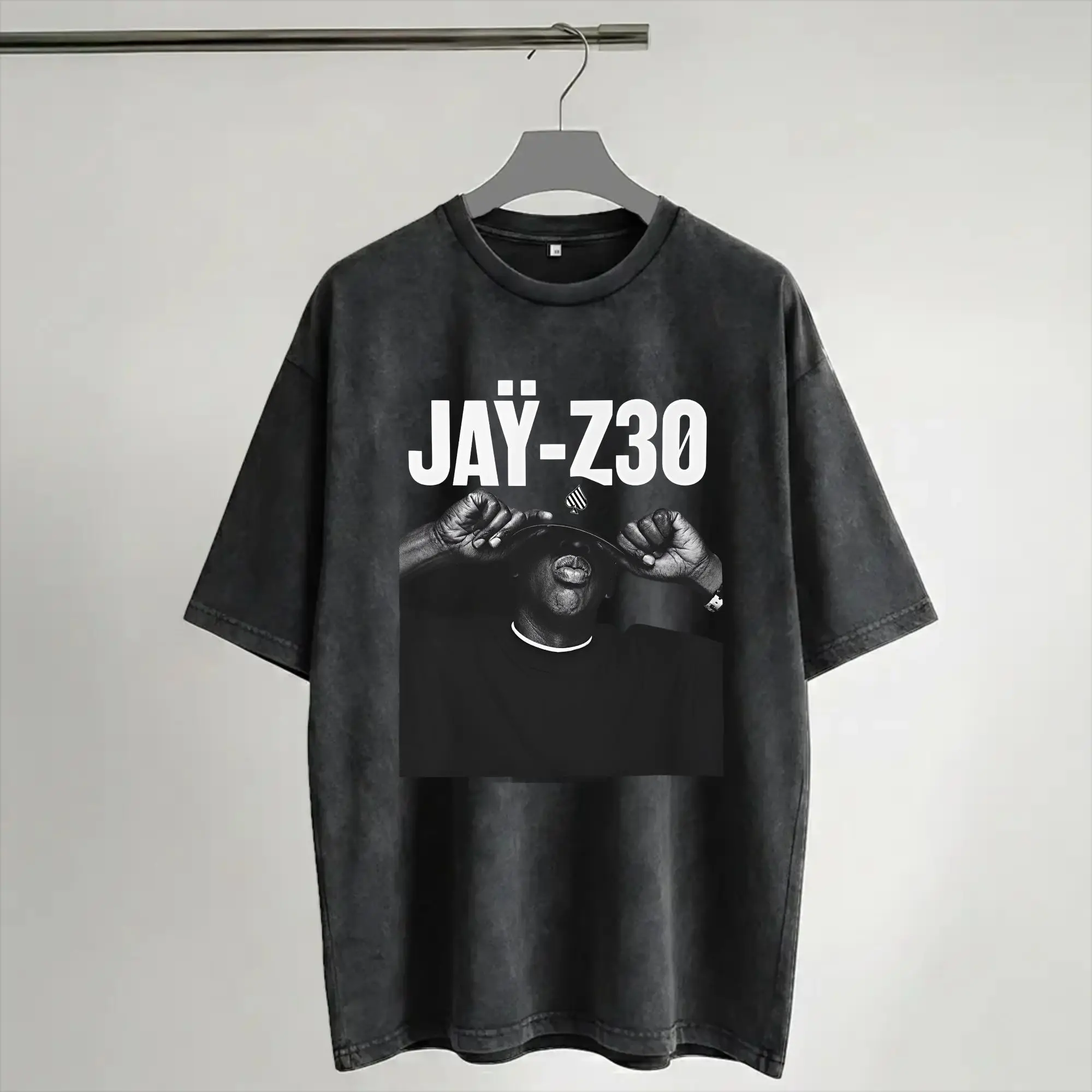 Jay Z 30th Reasonable Doubt 25th Blueprint JAŸ-Z 30 Tour  T Shirt Hip Hop Washed T-Shirts  Retro for Men Women Streetwear