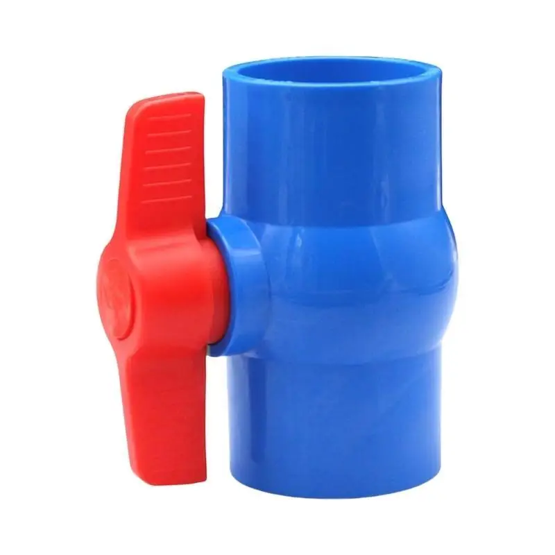 652F صمامات PVC يدوية سهلة التشغيل، صمامات مقاومة للتآكل، صمامات الدوران اليمنى لأنظمة المياه الزراعية #2