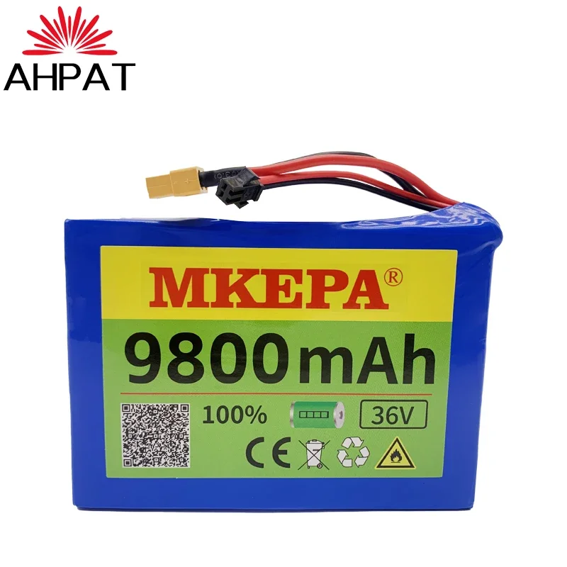 2026 النقل الجوي 36 فولت 9.8Ah Battery10S2P 18650 بطارية ليثيوم حزمة 550 واط 9800 مللي أمبير 42 فولت بطارية السيارة مع BMS وشاحن #2