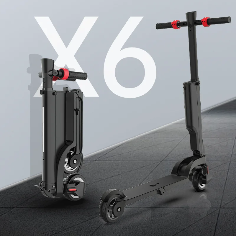 HX X6 Original Backpack Scooter Cheap Creative Four Fold Battery Removeable Two Wheels Electric Scooter For Teenagers