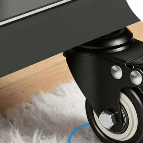  Mobile TV Stand Rolling Cart Height Adjustable with Tray Lockable Wheels for 40-100 Inch Smart Board 400lbs Classroom Office