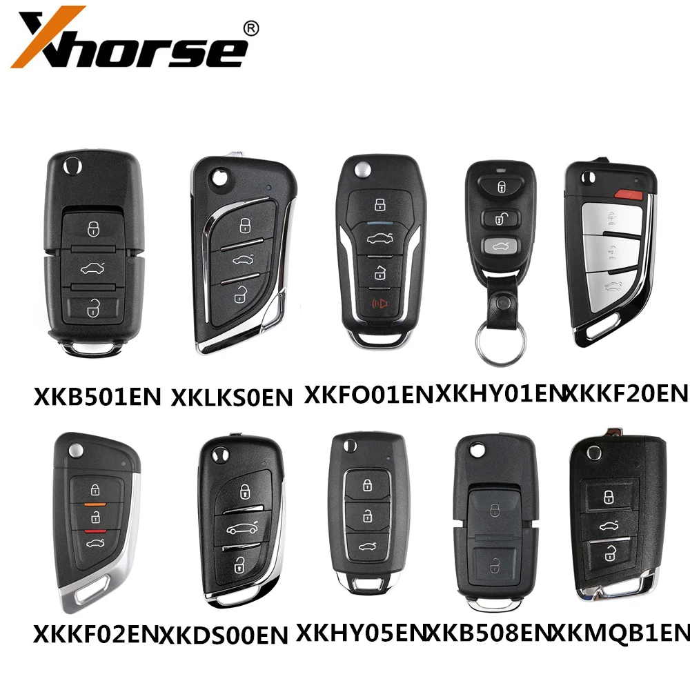 Xhorse Wire Remote Key XK Series XKB501EN XKLKS0EN XKFO01EN XKHY01EN XKKF20EN XKKF02EN XKDS00EN XKHY05EN