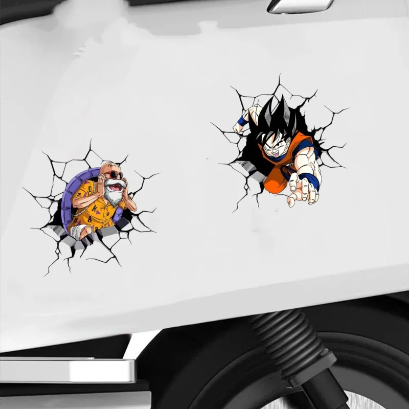 Anime Dragon Ball Z 3D car sticker car rear creative decorative body sticker cartoon decorative anime Decorative stickers - view 2