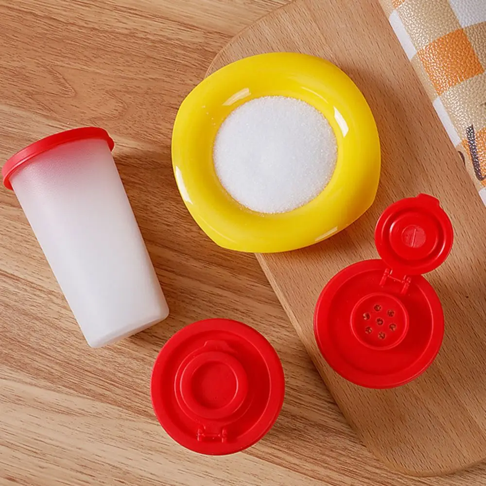 Durable Mini Salt and Pepper Spice Shaker Plastic Insect-proof Seasoning Jar Dustproof Spice Container Kitchen