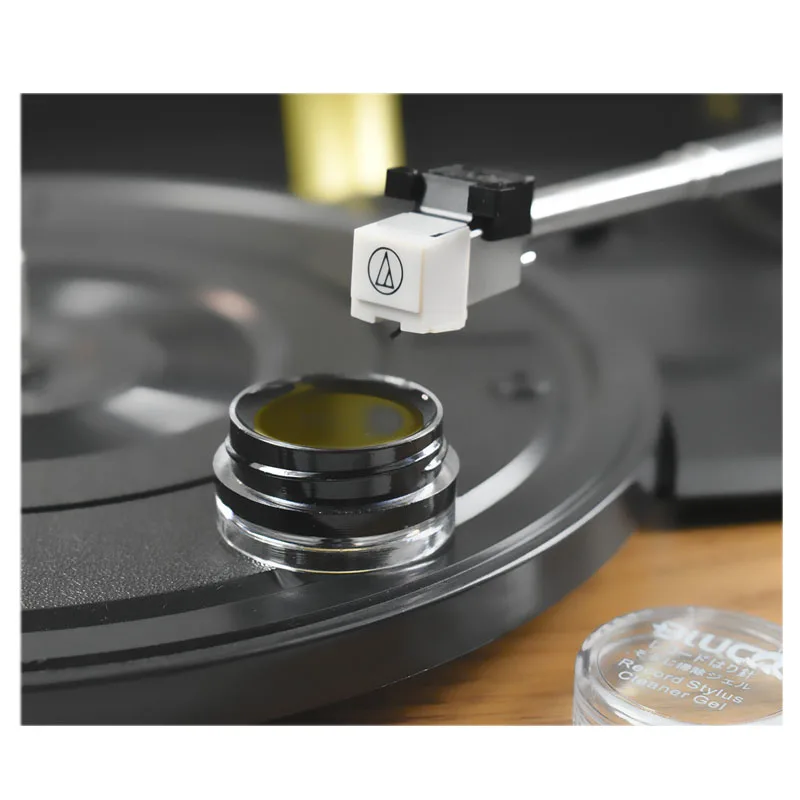 Professional Gramophone Stylus ทำความสะอาดเจล Turntable เข็ม Care ชุด Magic Soft Gel ทำความสะอาด