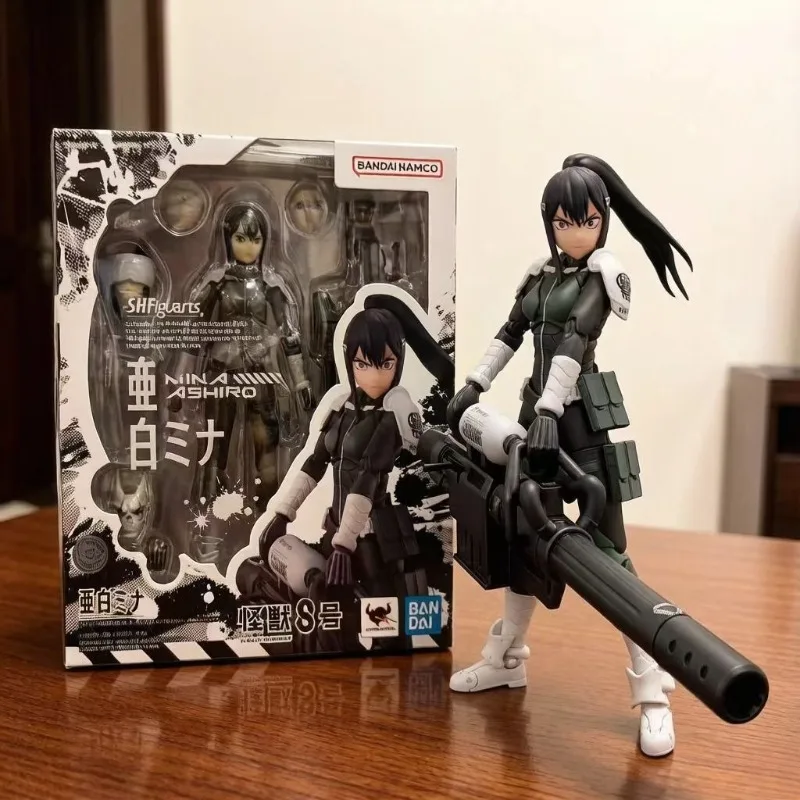 

In Stock Bandai S.H.Figuarts Kaiju No.8 Mina Ashiro Captain of the Defense Force Main Heroine Articulated Action Figure