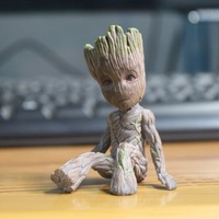 6Cm Tree Man Groot Figure Disney Action Figure Guardians of The Galaxy Marvel Avengers Mini Toys Sitting Groot Figure Kids Toys