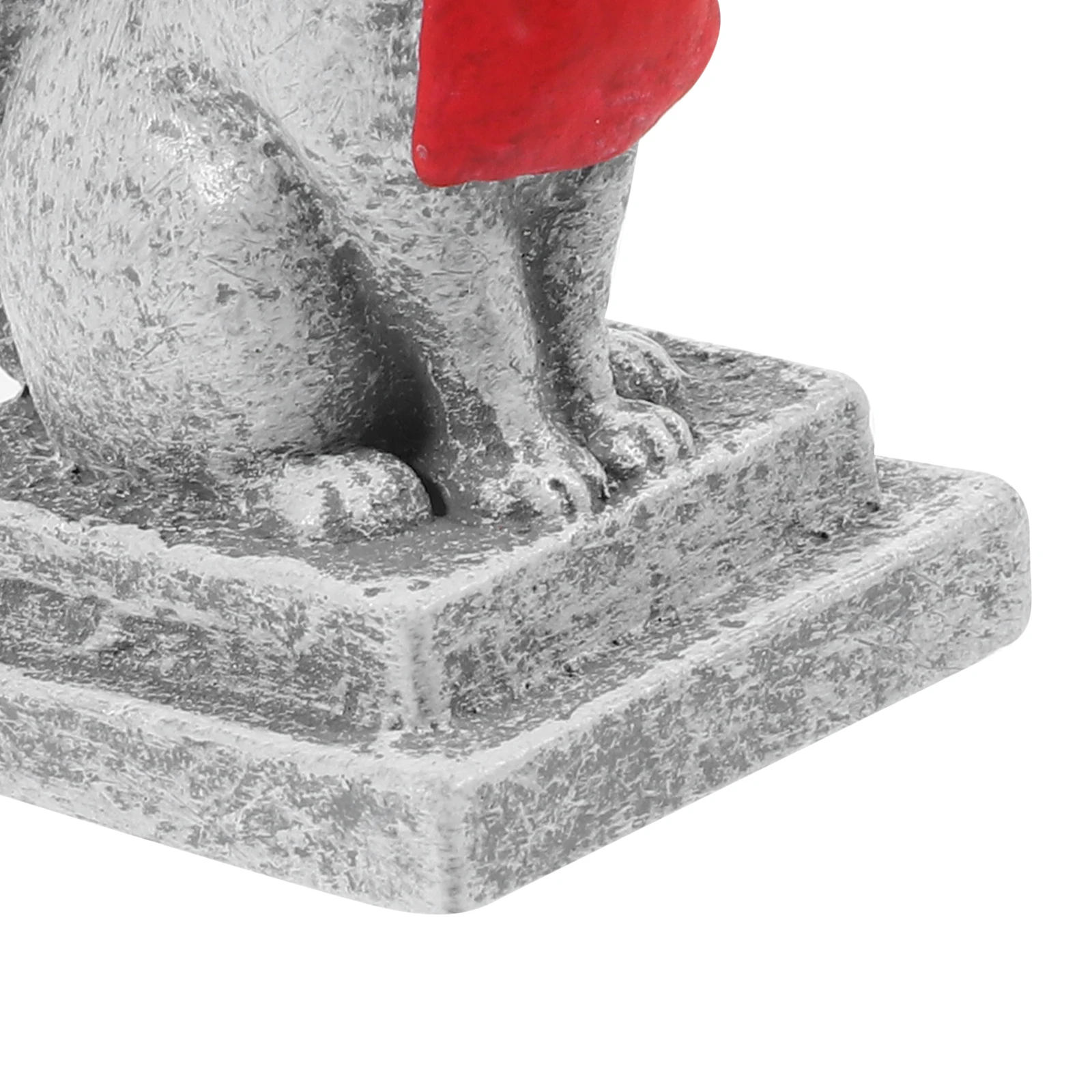 

2 Pcs naments Japanese Garden Decor Fox Resin Craft Adornments Figurine Miniature Bonsai Statue Landscape Sand Table