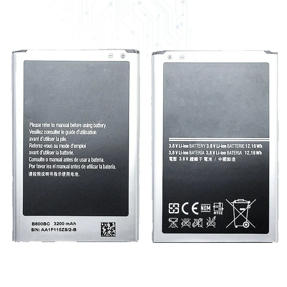 

B800BC B800BU B800BE Аккумулятор 3200 мАч для Samsung Galaxy Note 3 Note3 SM N900 N9002 N9005 N900A N900F N900M Аккумуляторы