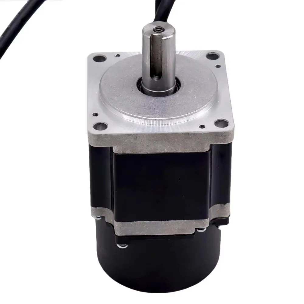 60mm 400W 48V DC Servo Motor with Incremental Encoder, High Torque Brake for AGV Robot, CNC, Automation