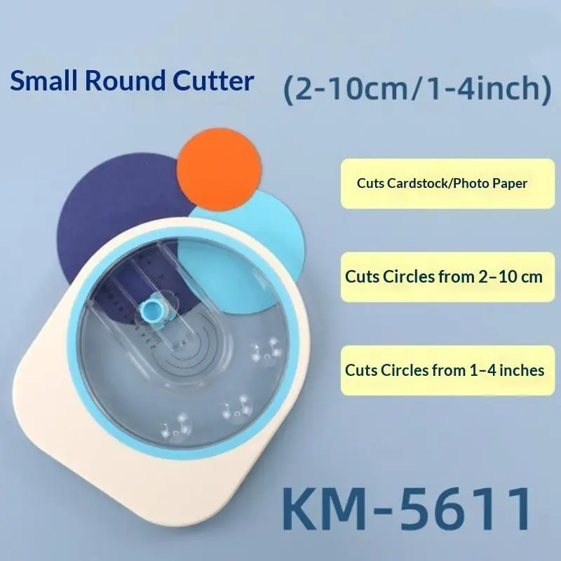[COF]360° Rotating Circular Paper Cutter Adjustable In Multiple Sizes Perfect For DIY Scrapbooking And Cardstock Crafts[COF]