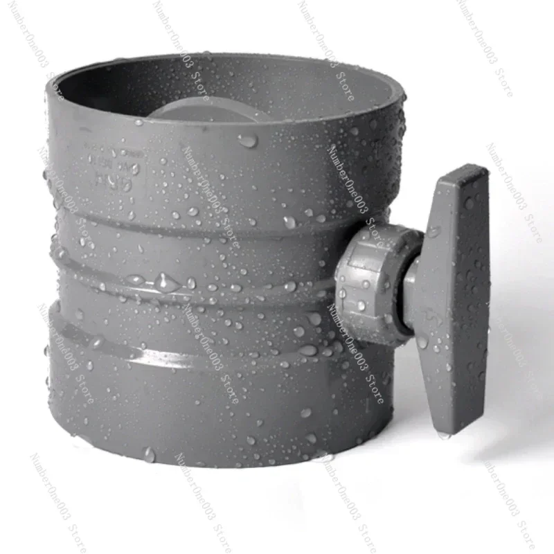

63-315mm PVC Pipe Manual Switch Valve Air Volume Control Valve Regulating Air Pipe Manual Round Switch Valve For Ventilation