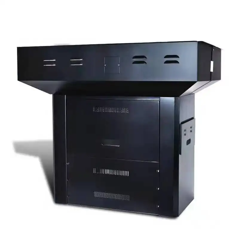 ZL2Factory Directly BBQ Restaurant Hotpot Barbecue Table Stainless Steel Metal Square Leg Table Base