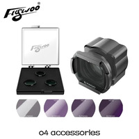 Flywoo O4 Accessories Flywoo O4 Wide-Angle Lens 155°​​ For O4 Air Unit and ND4 ND8 ND16 for Drone Camera O4 Camera Shell Set