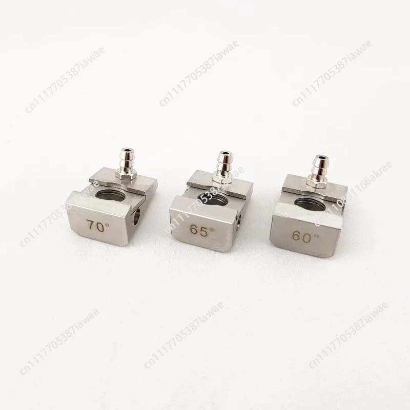 70/65/60 Degree  Alloy Wedge Ultrasonic Flaw Detector Probe Oblique Block for Weld Detection