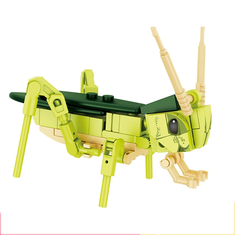 Moc Insekten-Tiermodell Bienen Ameisen Schmetterlinge Heuschrecken Wal Set Bausteine DIY Puzzle Zusammenbau-Spielzeug Geschenk für Jungen und Kinder – Detail 18