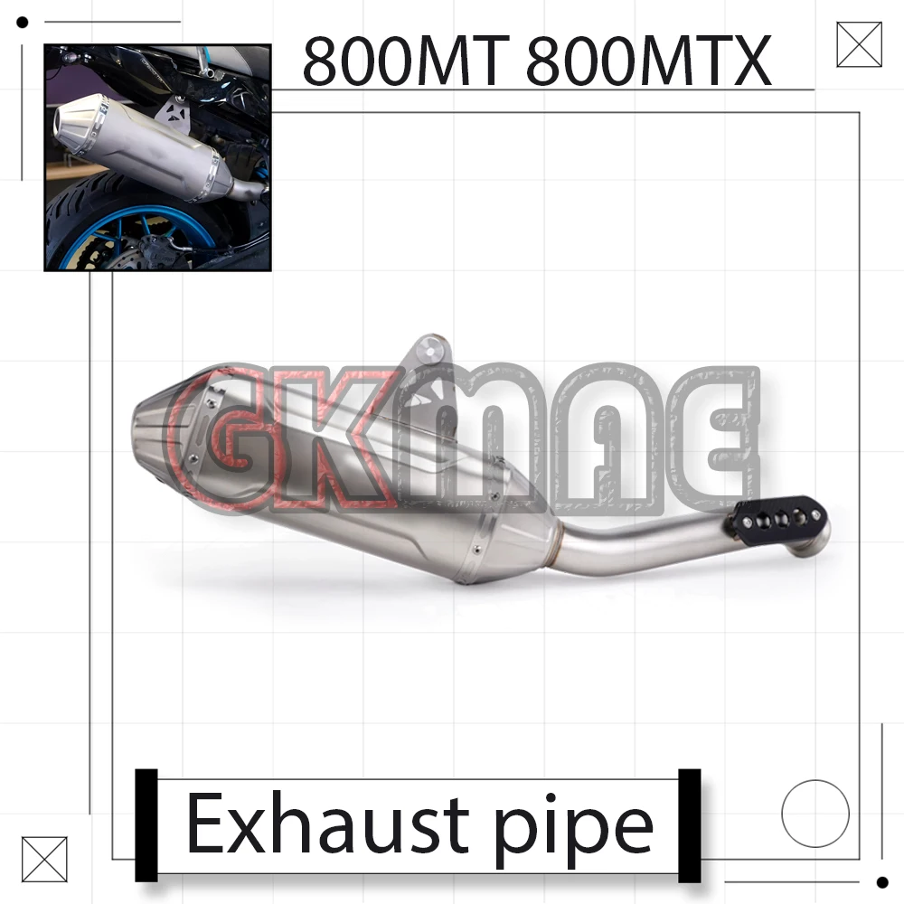 

New For CF moto 800MT 800MTX Motorcycle Modified Exhaust Pipe Integrated Tail Section Racing Sound Muffler