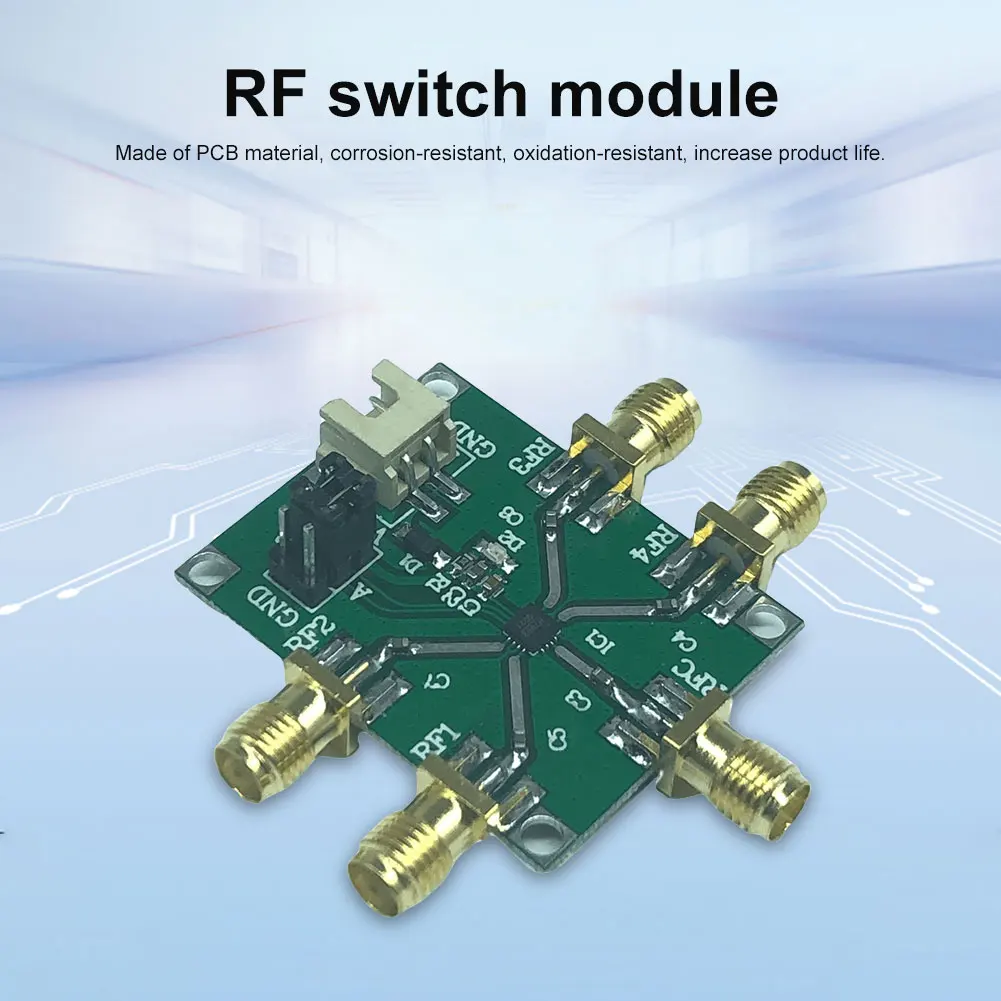

PCB RF Switch Module Single Pole Non-Reflective RF Switch Module Four Throw Enhanced Heat Dissipation for Electronic Components