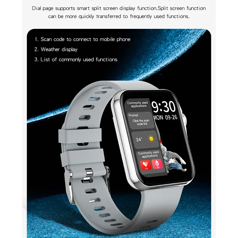 Xiaomi Mijia สมาร์ทนาฬิกาผู้ชายผู้หญิงนาฬิกาข้อมือบลูทูธ Smartwatch Heart Rate Monitor สร้อยข้อมือกีฬานาฬิกา Android IOS