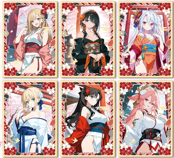 Anime Heroine Collectible Card Box ECHOES OF THE HEART Series One 305 Artworks Premium PET Plush Scented Limited Trading Cards