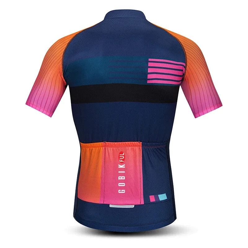 Gobikful Cycling Jersey Set Men Summer Breathable MTB Bicycle Cycling Clothing Mountain Bike Wear Clothes Maillot Ropa Ciclismo