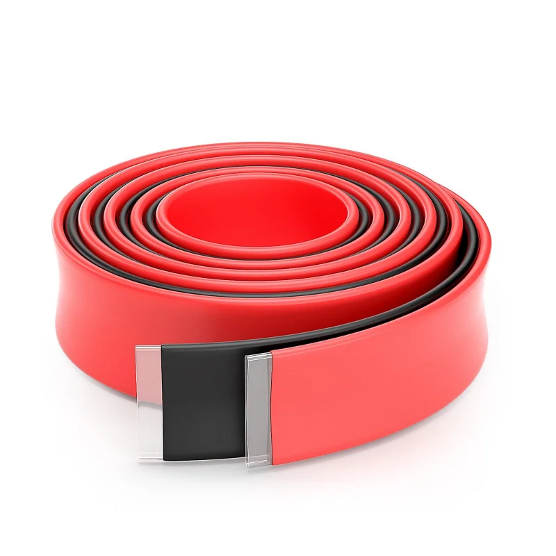 Schwarz-Rot, 3:1 Verhältnis, Φ1,6 mm bis Φ64 mm, Schrumpfschlauch, doppelwandig, mit Klebstoff ausgekleidet, schrumpfbarer Drahtwickelschlauch, wasserdicht, industriell