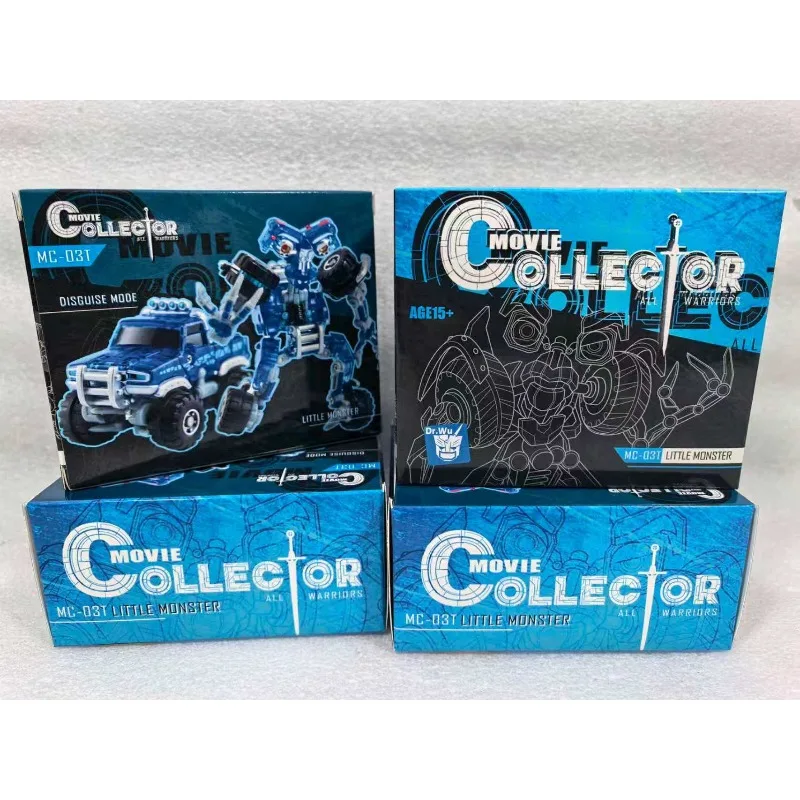 En stock Nuevo producto de Doctor Wu, versión de película Little Monster, Runner MC-03, proporción pequeña, color transparente, juguetes transformados