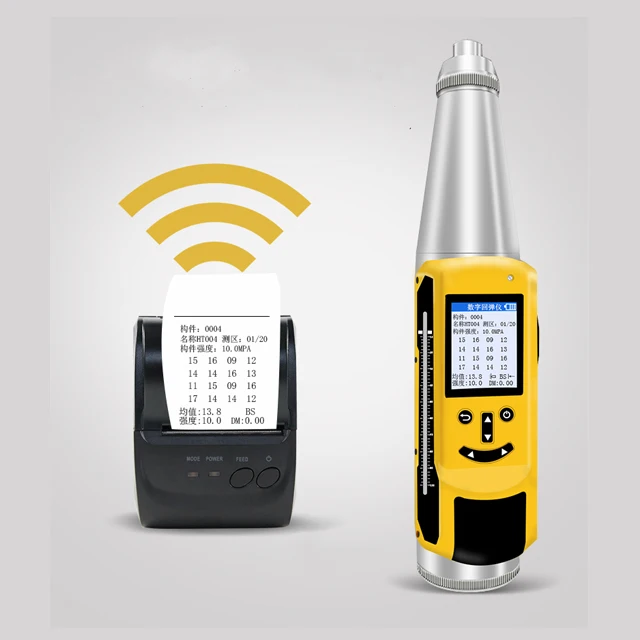 

Yheng TEM-91 Digital Concrete Rebound Hammer Digital Concrete Hardness Tester Digital Rebound Tester With Printer