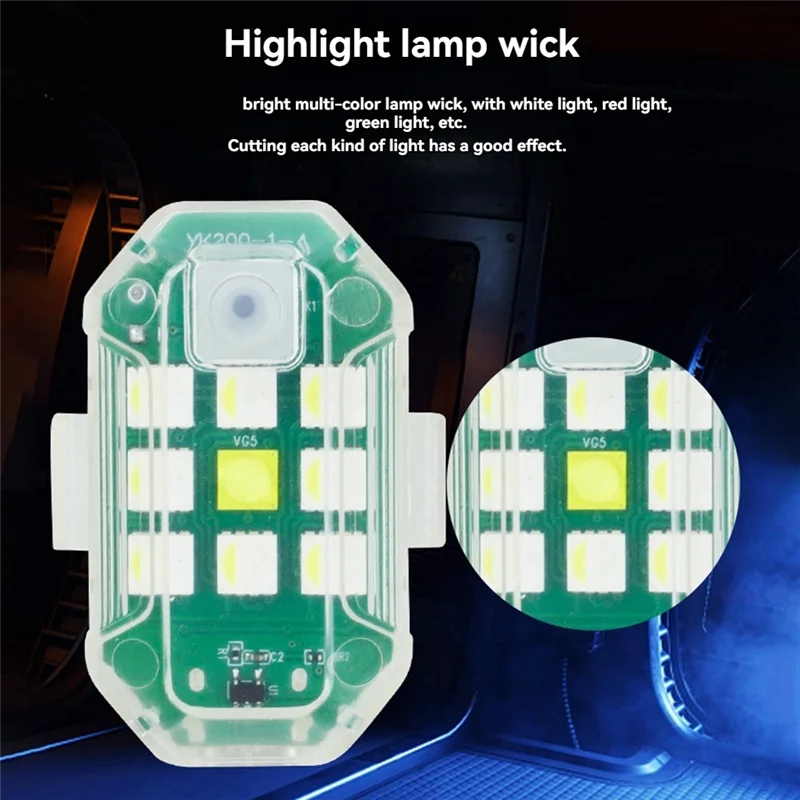 A42Z-Highlight Drahtlose Fernbedienung LED Strobe Licht Drone Strobe Licht Flugzeug Strobe Lichter