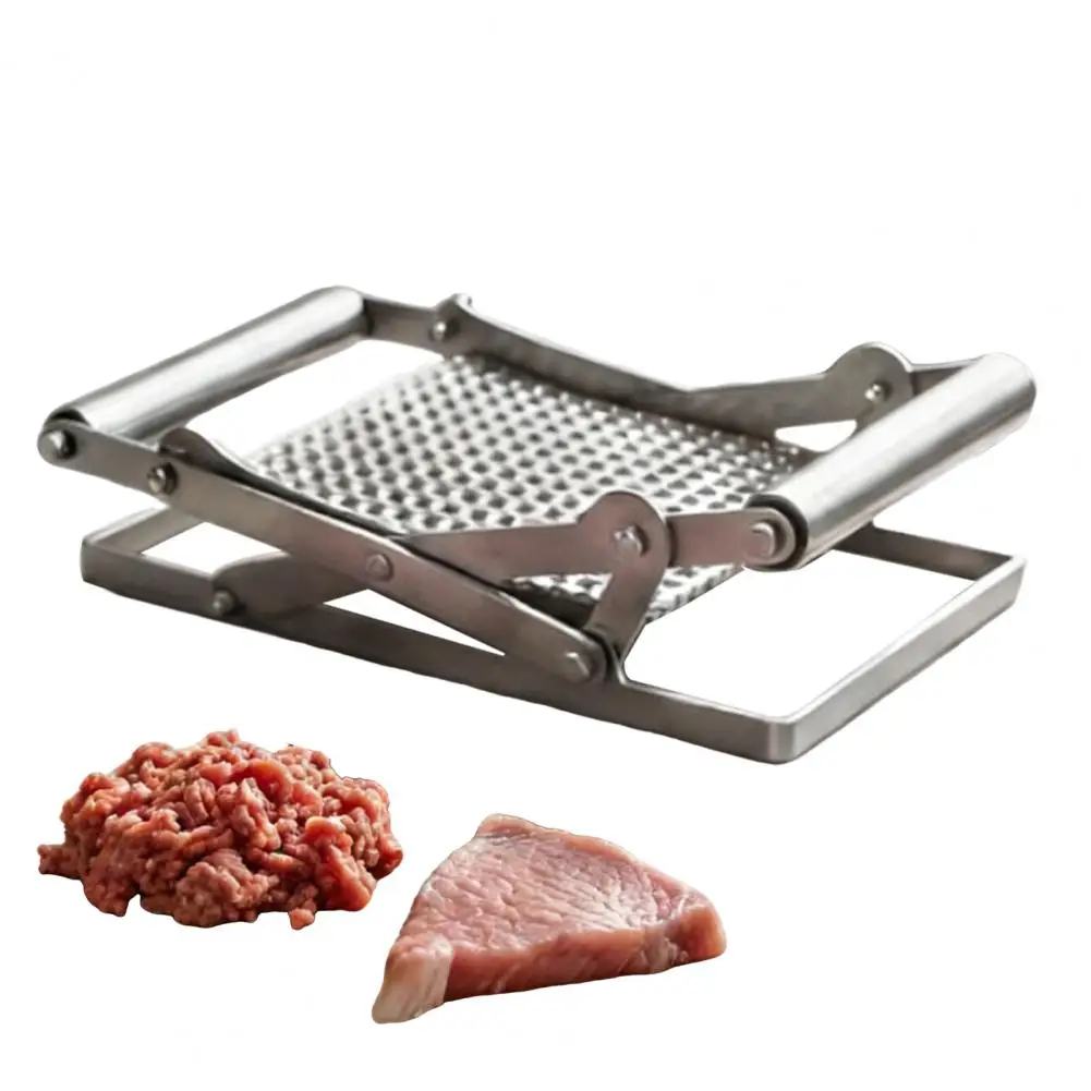 

Manual Meat Tenderizer & Steak Flatten Tool Stainless Steel Clip-on Meat Tenderizer Tough Meat Tenderizing Tool for Home Kitchen