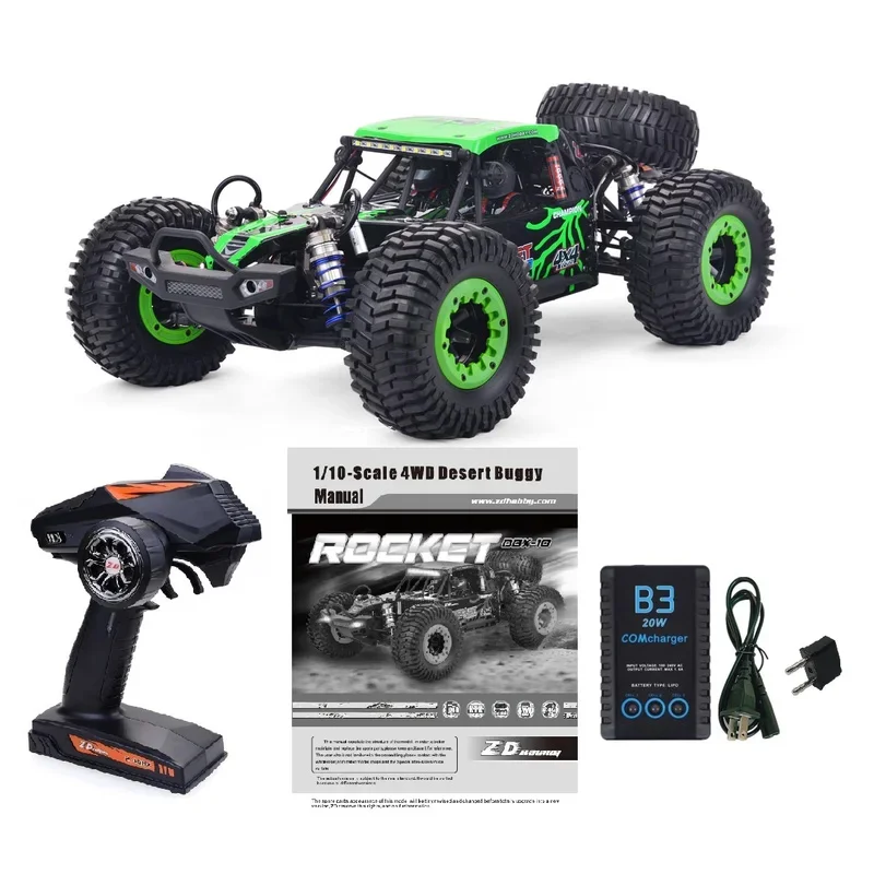 

ZD Racing DBX 10 1/10 4WD 2.4G Desert Truck Brushless Car High Speed Off Road Vehicle 80KM/h Remote Control Desert Car Kid Toys