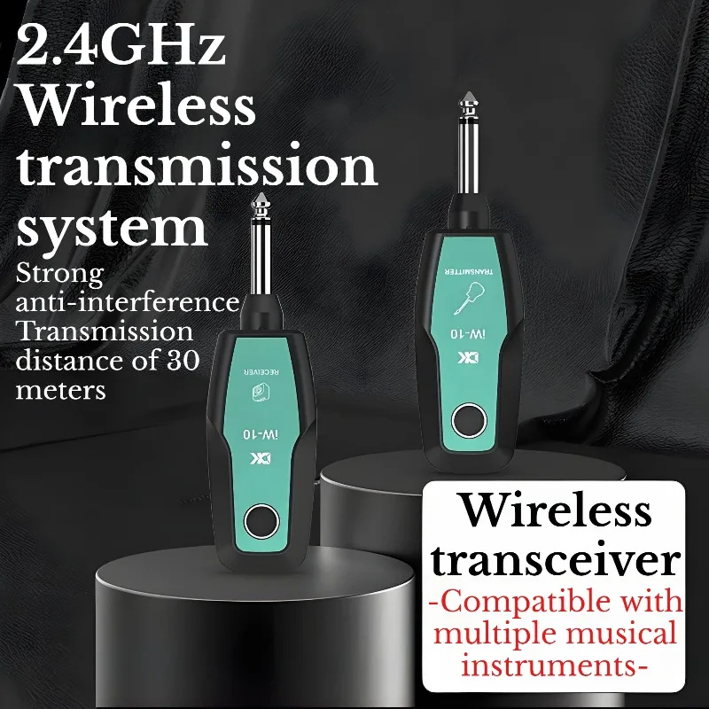 

Guitar Wireless Transceiver Stable Jamproof High-quality Electric Blowpipe Wireless Transceiver Musical Instrument Accessory