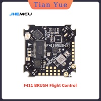 JHEMCU New F411 BRUSH Flight Control Built-in ELRS 2.4G Receiver for RC FPV Freestyle Drone