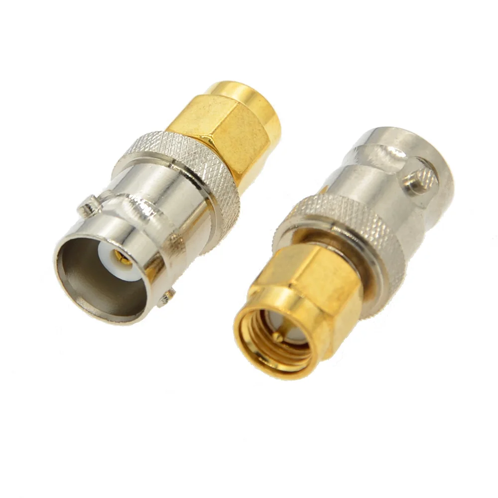 2PCS/Lot 4 Types SMA to BNC M/F Radio Antenna Connector Adapter RF Coax Converter M/F Radio Antenna Adapters Kit Coaxial