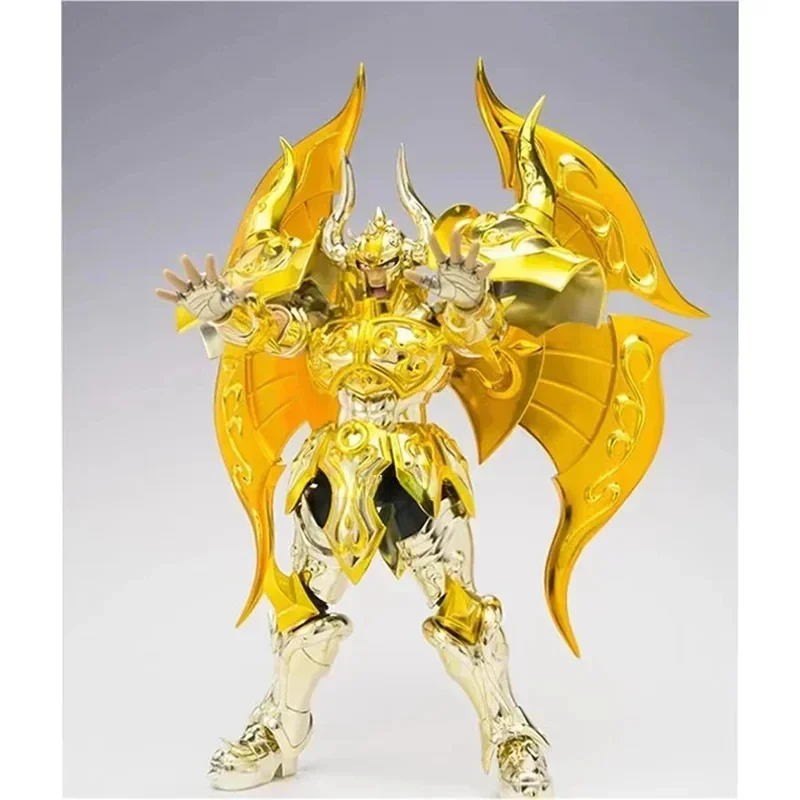 In Stock Bandai Original Saint Seiya EX Saint Cloth Myth Taurus Aldebaran Golden Soul Action Figure Toy Gift