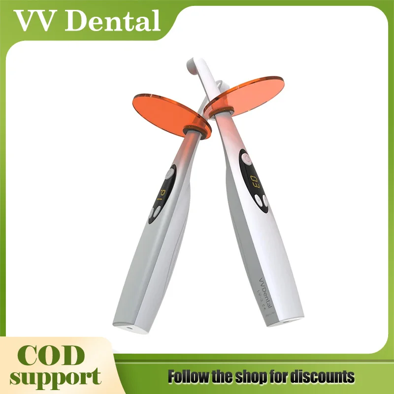 Стоматологический полимеризационный светильник Фотополимерный Беспроводной светодиодный 3S Стоматологический световой светильник Стоматологический полимеризованный 2200 МВт/c ㎡