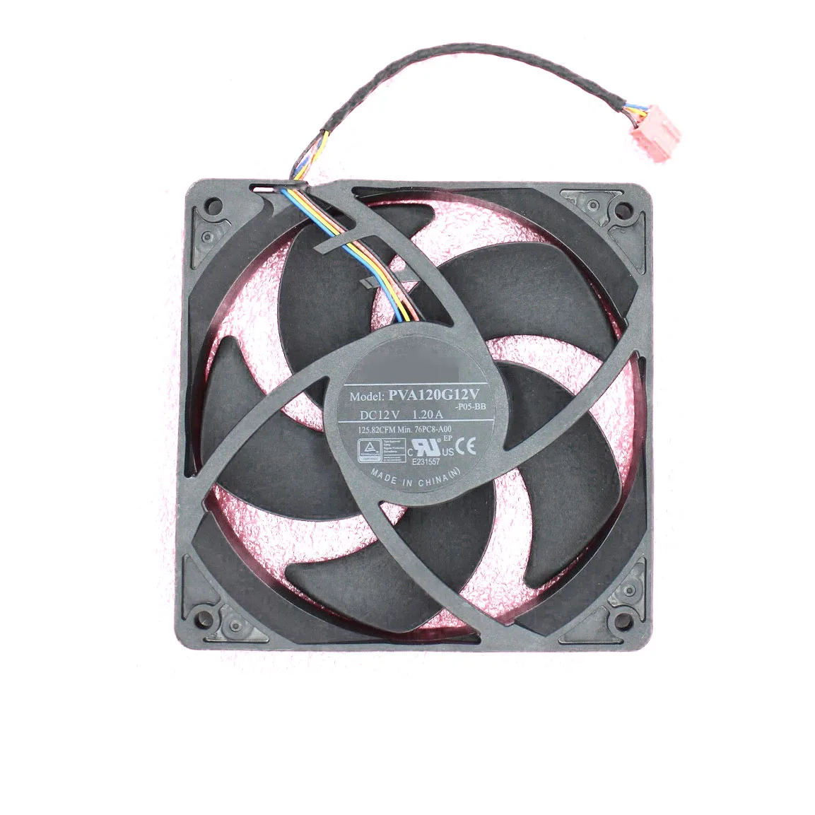 Fan For Alienware Aurora R13 R14 R15 For Precision 3660 Tower 076PC8 76PC8-A00 PVA120G12V-P05-BB AFB1212EJ-01 12VDC 4PIN