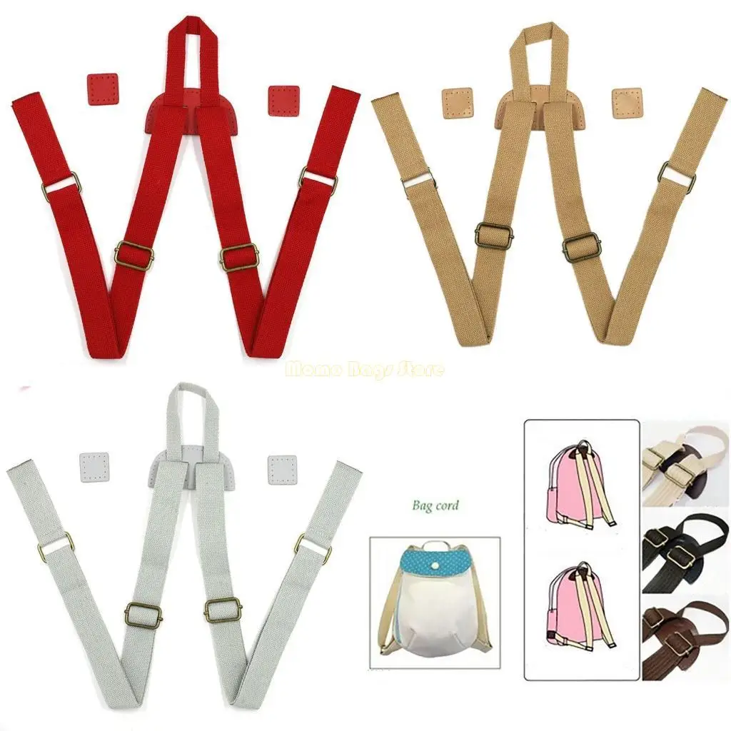 X90D Verstellbarer Rucksackbeutel Schultergurte DIY Ersatz Rucksackriemen